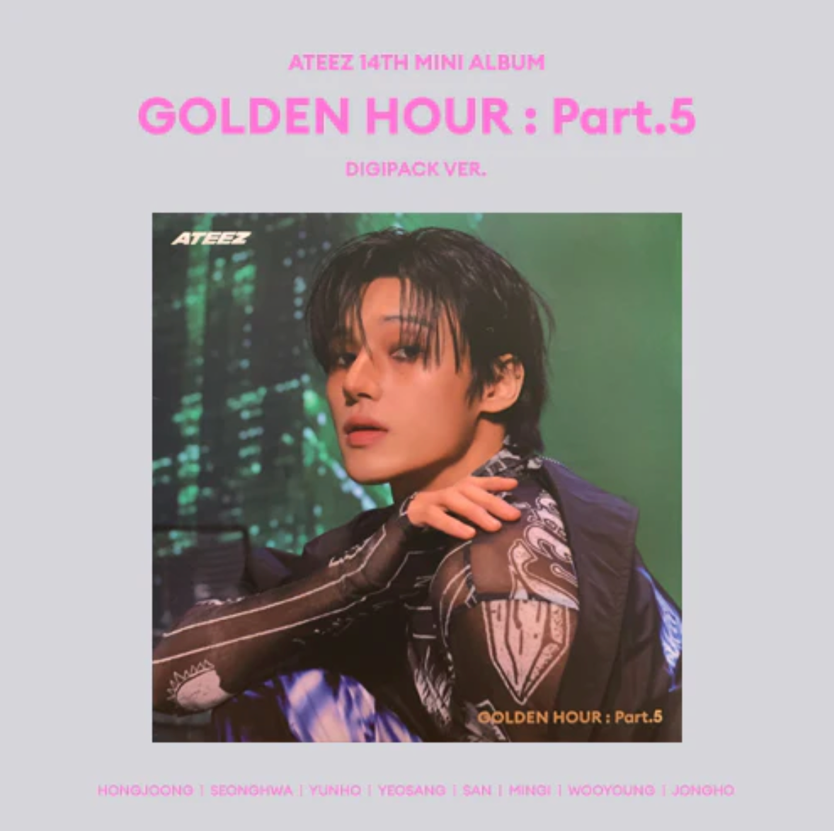 ATEEZ 'GOLDEN HOUR: PART.5' 14TH MINI ALBUM DIGIPACK VER.