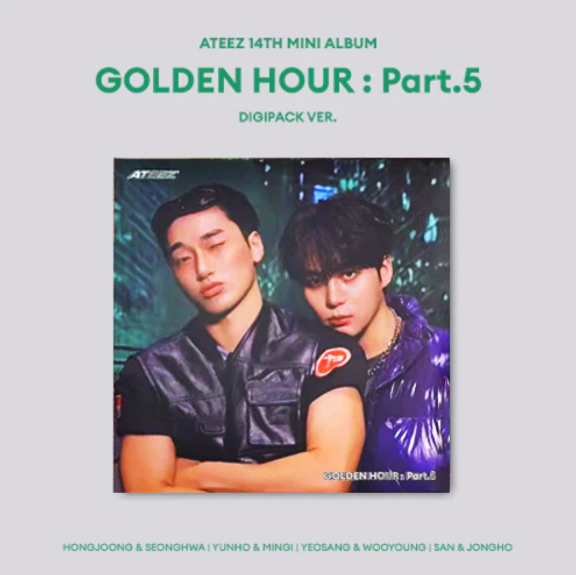 ATEEZ 'GOLDEN HOUR: PART.5' 14TH MINI ALBUM DIGIPACK UNIT VER.