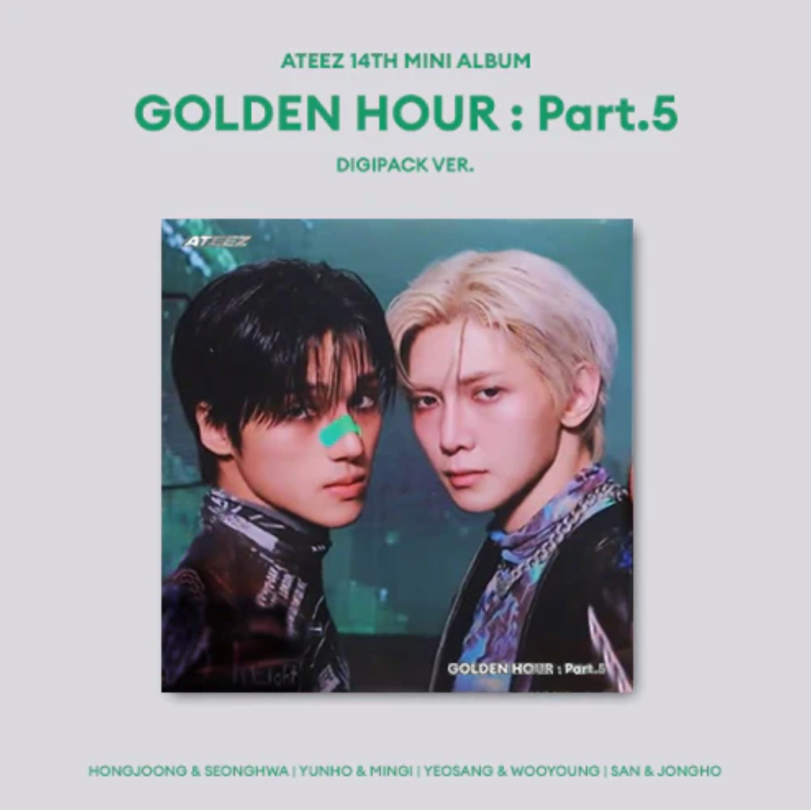 ATEEZ 'GOLDEN HOUR: PART.5' 14TH MINI ALBUM DIGIPACK UNIT VER.