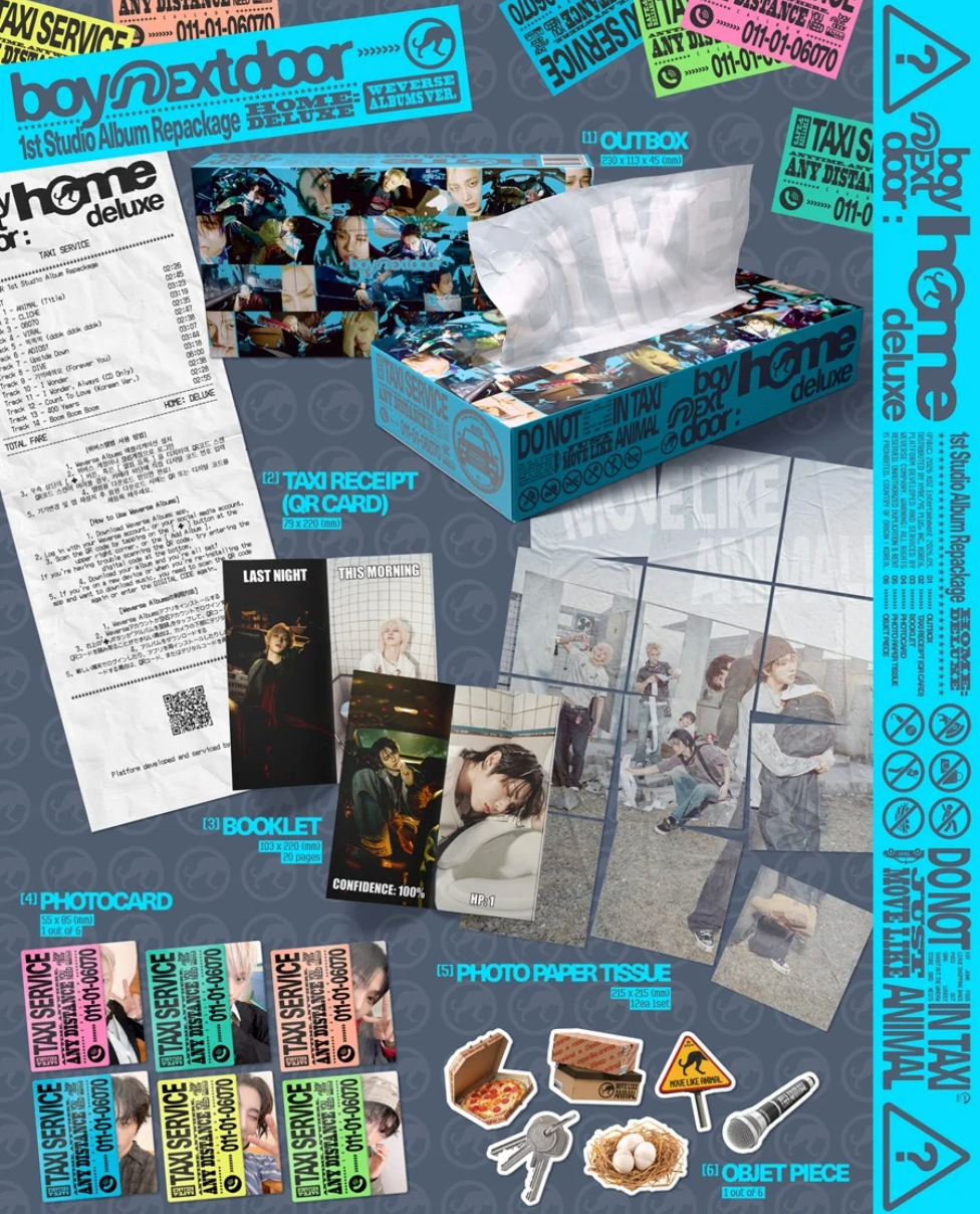 BOYNEXTDOOR 'HOME: DELUXE' 1ST STUDIO ALBUM REPACKAGE WEVERSE VER.