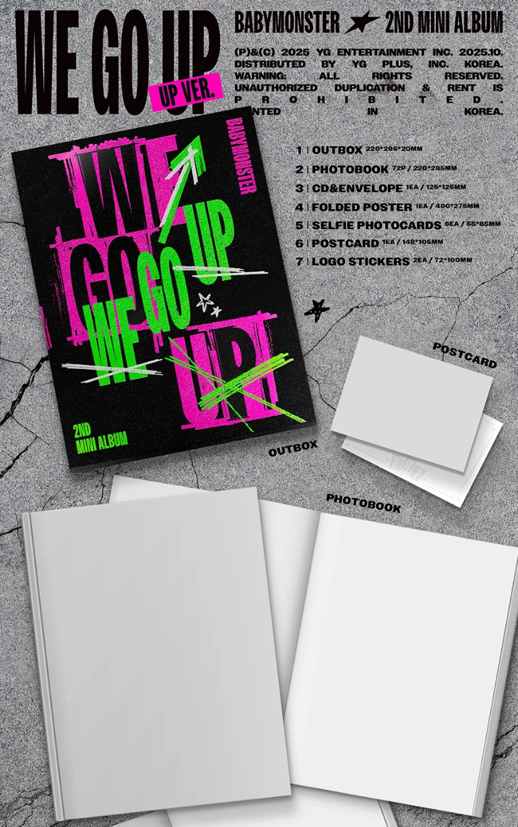 BABYMONSTER 'WE GO UP' 2ND MINI ALBUM