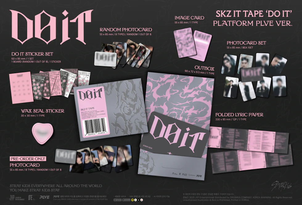 SKZ IT TAPE 'DO IT' PLATFORM PLVE VER.