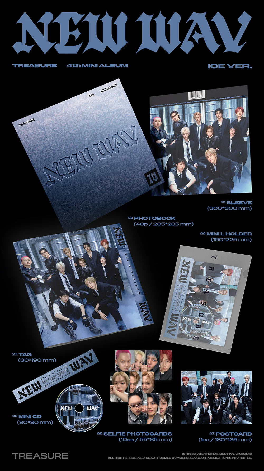 TREASURE 'NEW WAV' 4TH MINI ALBUM
