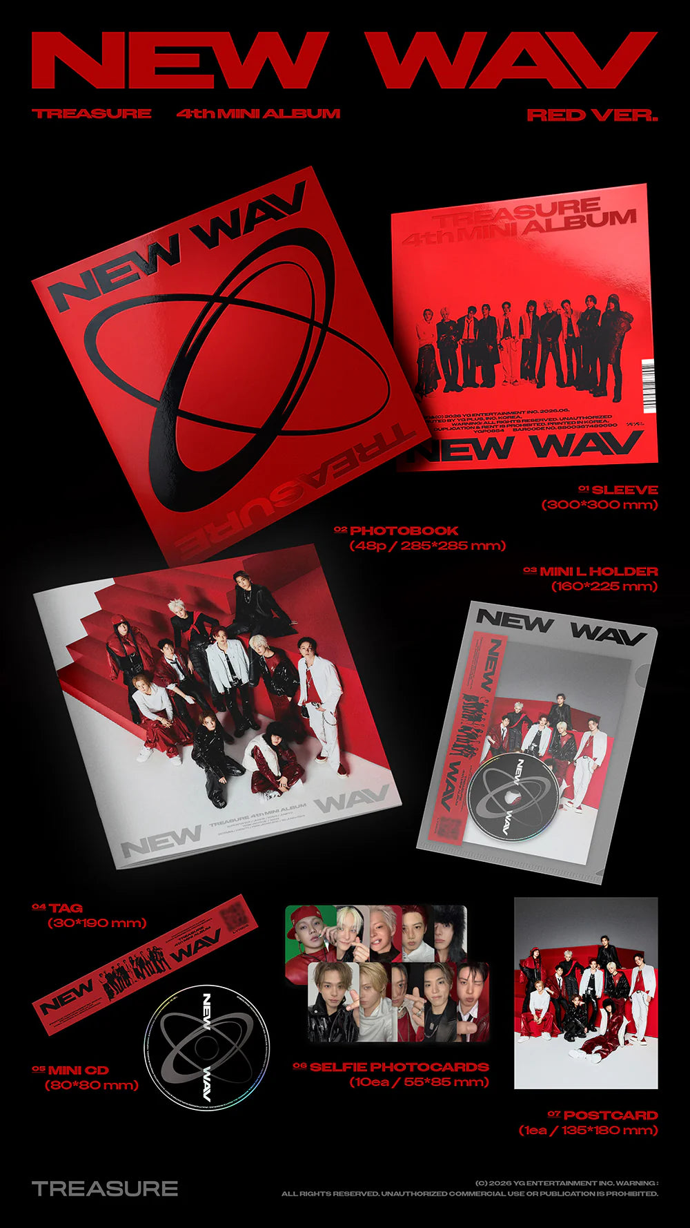TREASURE 'NEW WAV' 4TH MINI ALBUM