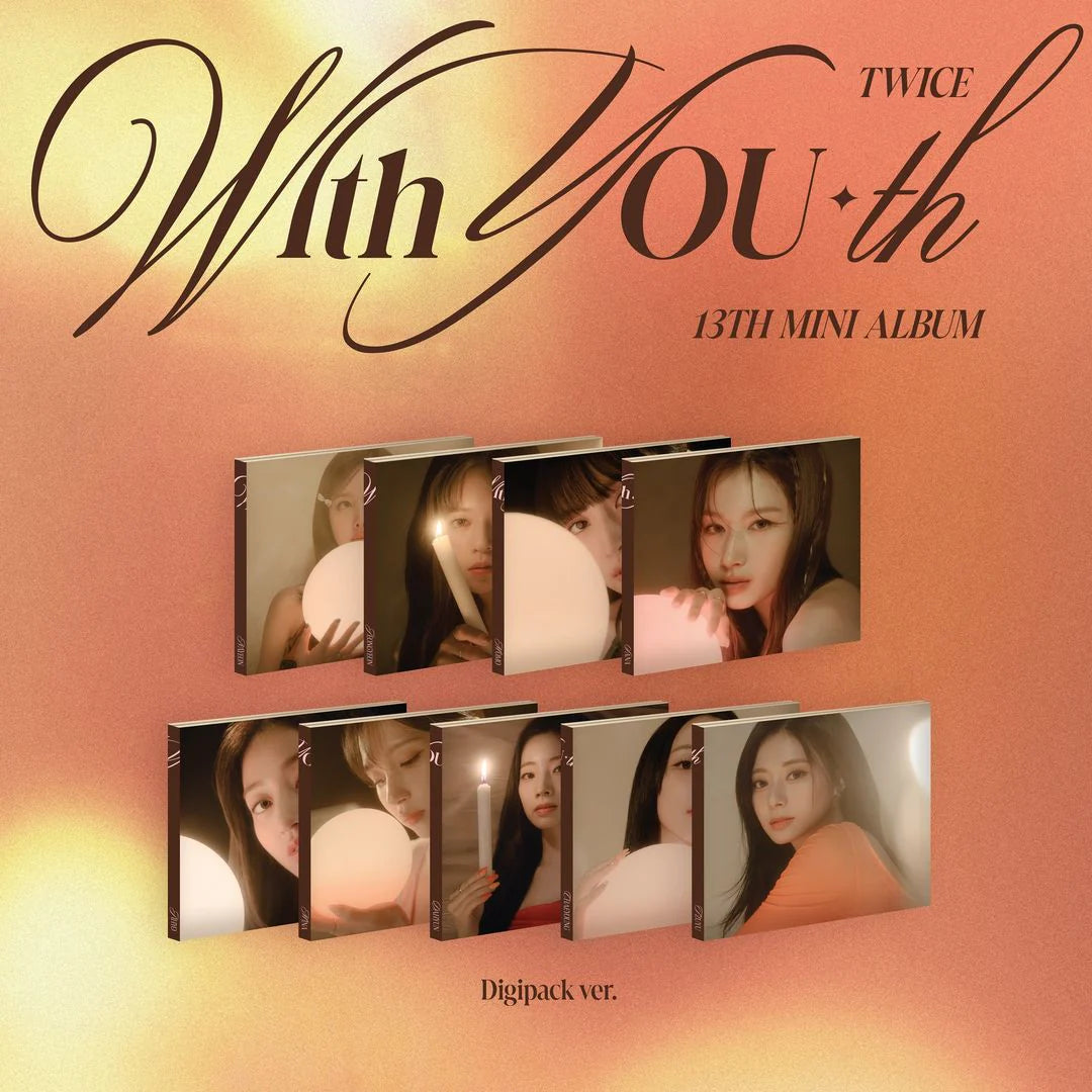 TWICE 'WITH YOU-TH' 13TH MINI ALBUM DIGIPACK VER (RANDOM)