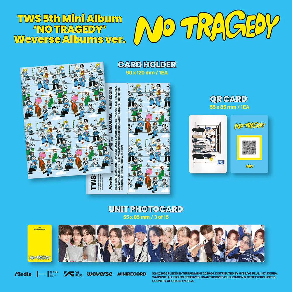 TWS 'NO TRAGEDY' 5TH MINI ALBUM WEVERSE VER.