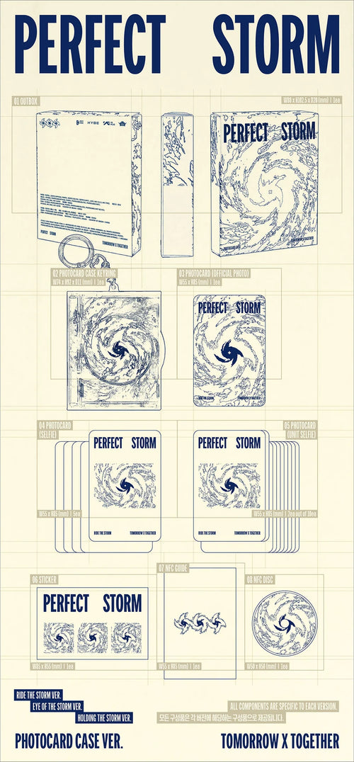 <b>[PRE-ORDER]</b> TXT 'PERFECT STORM' 9TH MINI ALBUM PHOTOCARD CASE VER.