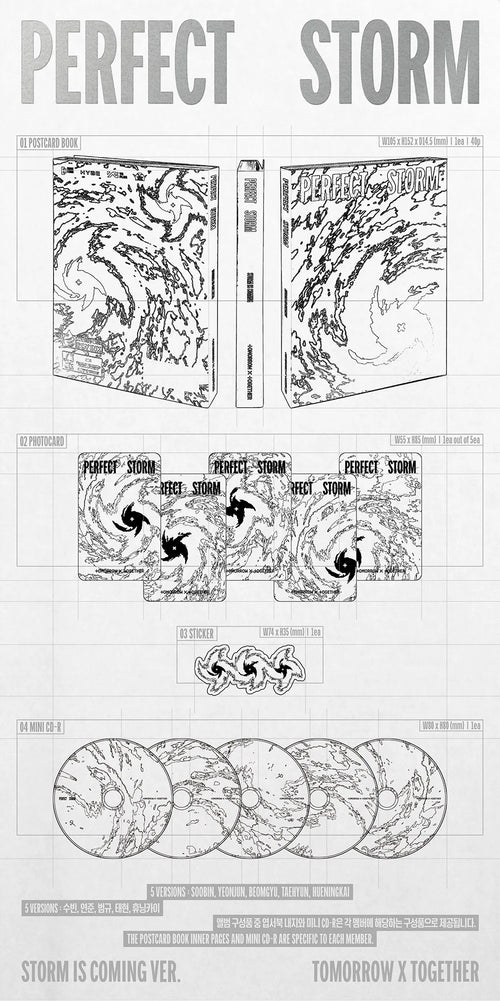 <b>[PRE-ORDER]</b> TXT 'PERFECT STORM' 9TH MINI ALBUM STORM IS COMING VER.