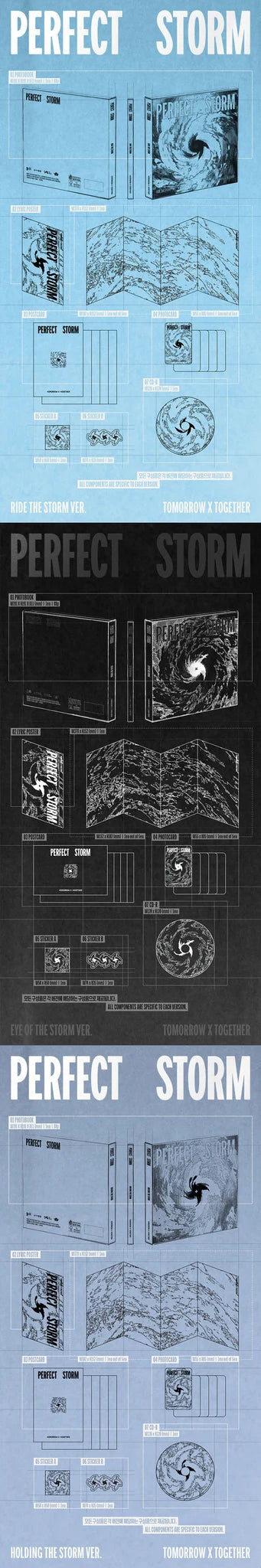 <b>[PRE-ORDER]</b> TXT 'PERFECT STORM' 9TH MINI ALBUM