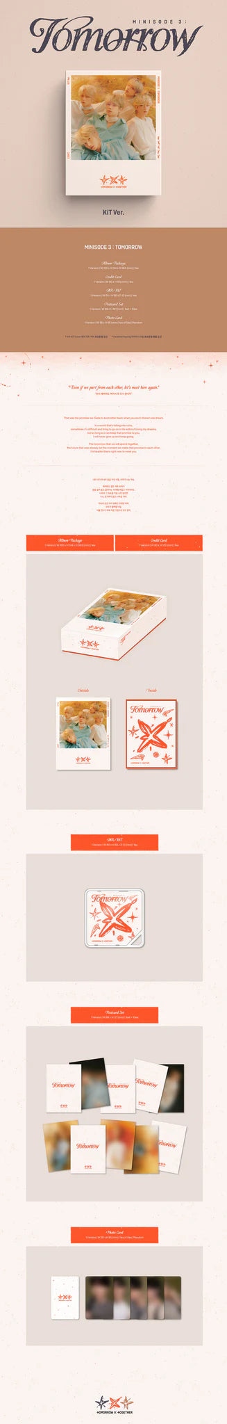 TXT 'MINISODE 3: TOMORROW' 6TH MINI ALBUM KIT VER.