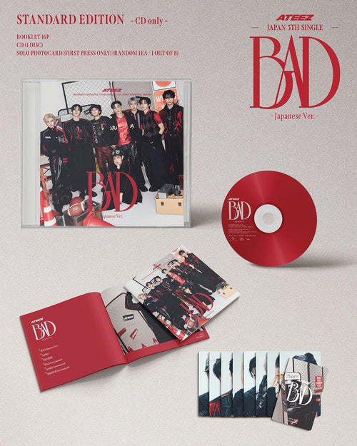 <b>[PRE-ORDER]</b> ATEEZ ‘BAD’ JAPAN 5TH SINGLE ALBUM REGULAR EDITION