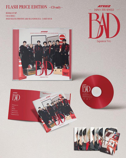 <b>[PRE-ORDER]</b> ATEEZ ‘BAD’ JAPAN 5TH SINGLE ALBUM FLASH PRICE EDITION