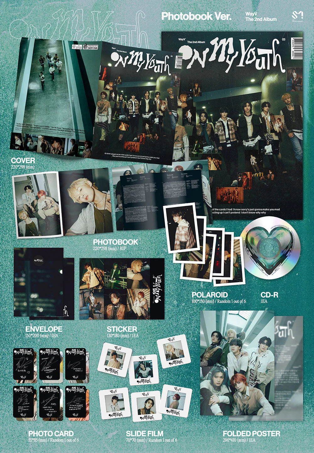 NCT WAYV 'ON MY YOUTH' 2ND ALBUM PHOTOBOOK VER.