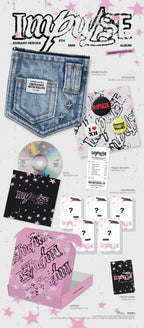 <b>[PRE-ORDER]</b> XDINARY HEROES 'IMPULSE' 9TH MINI ALBUM DENIM POUCH VER.