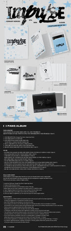 <b>[PRE-ORDER]</b> XDINARY HEROES 'IMPULSE' 9TH MINI ALBUM POSTCARD BOOK VER.