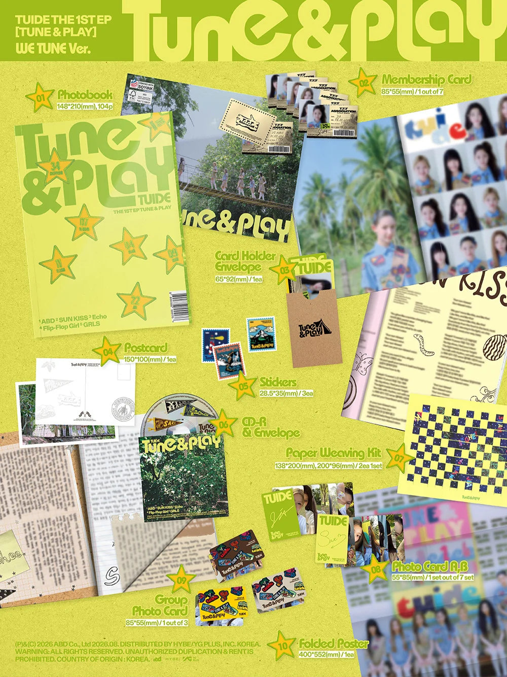 TUIDE 'TUNE & PLAY' 1ST EP ALBUM
