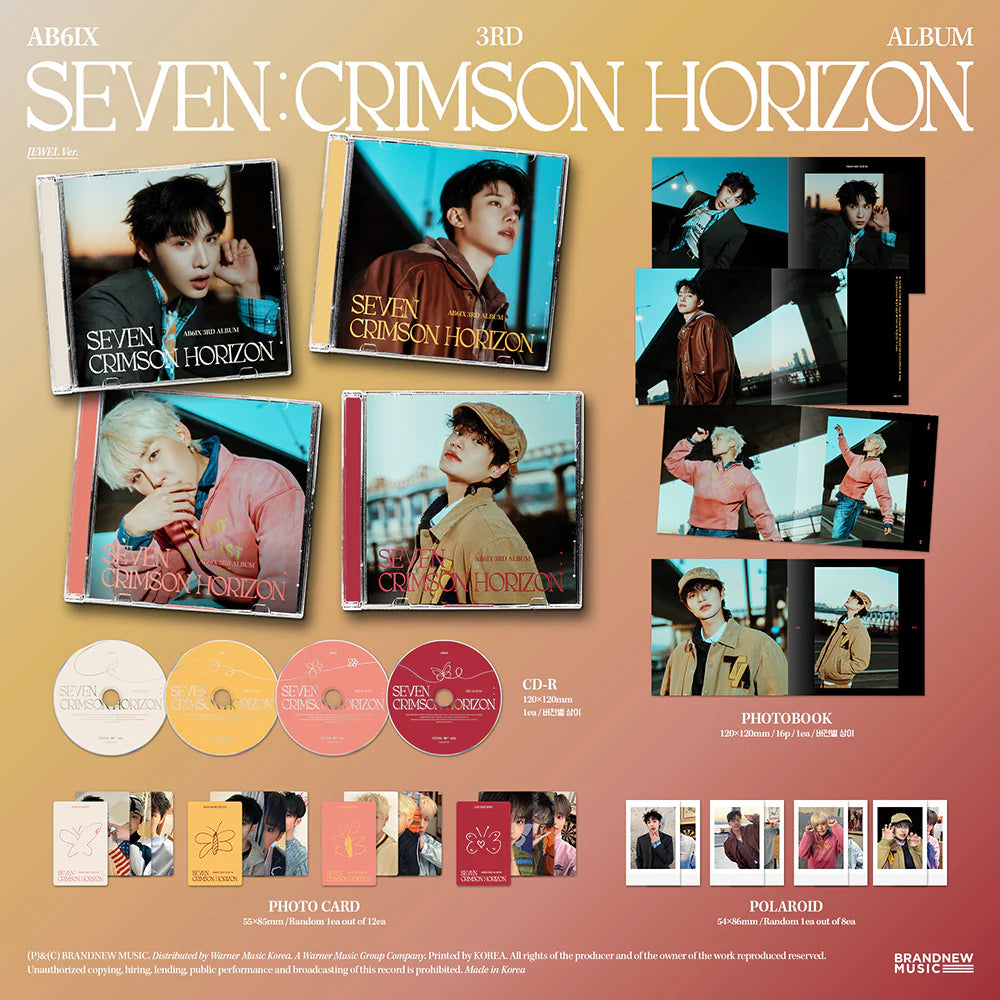 AB6IX 'SEVEN : CRIMSON HORIZON' 3RD FULL ALBUM JEWEL VER.