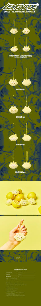 AESPA 'MAKE IT LEMONADE MD' 2026 AESPA WEEK RANDOM MINI LEMON KEYRING