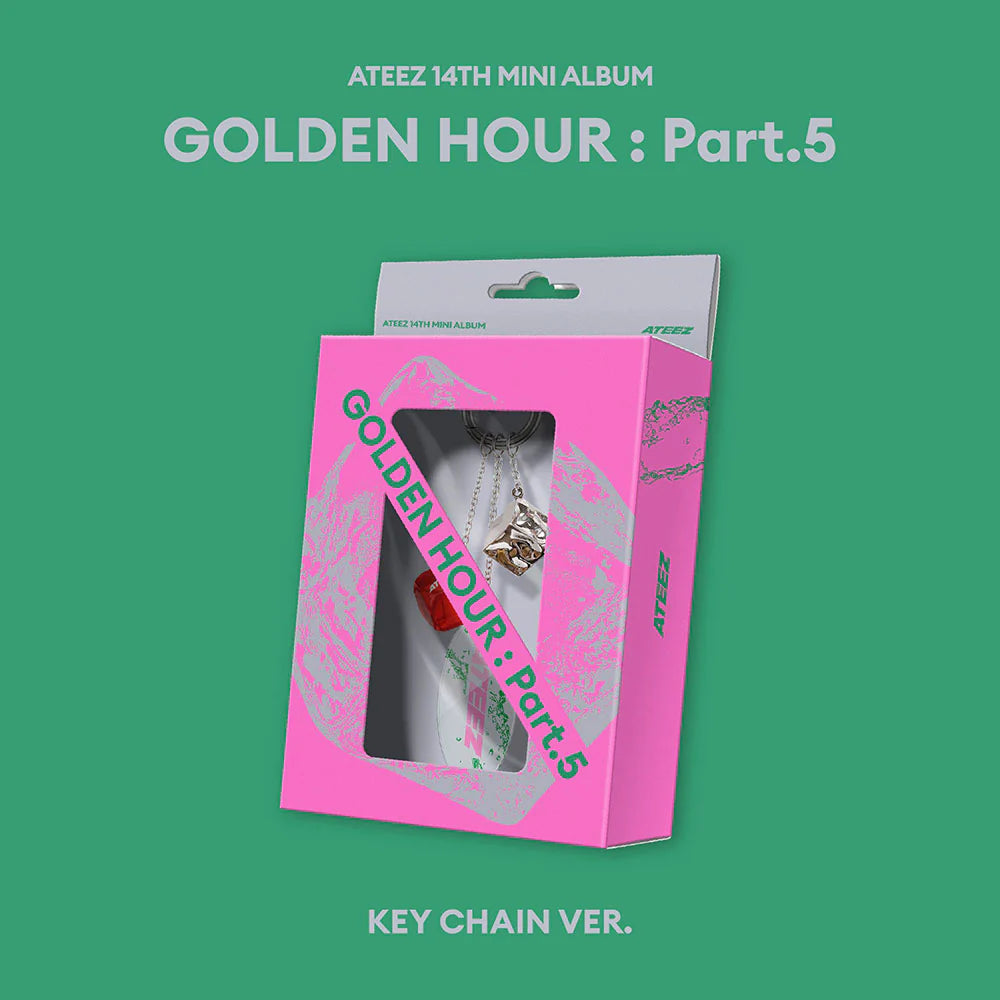 <b>[PRE-ORDER]</b> ATEEZ 'GOLDEN HOUR: PART.5' 14TH MINI ALBUM KEY CHAIN VER.