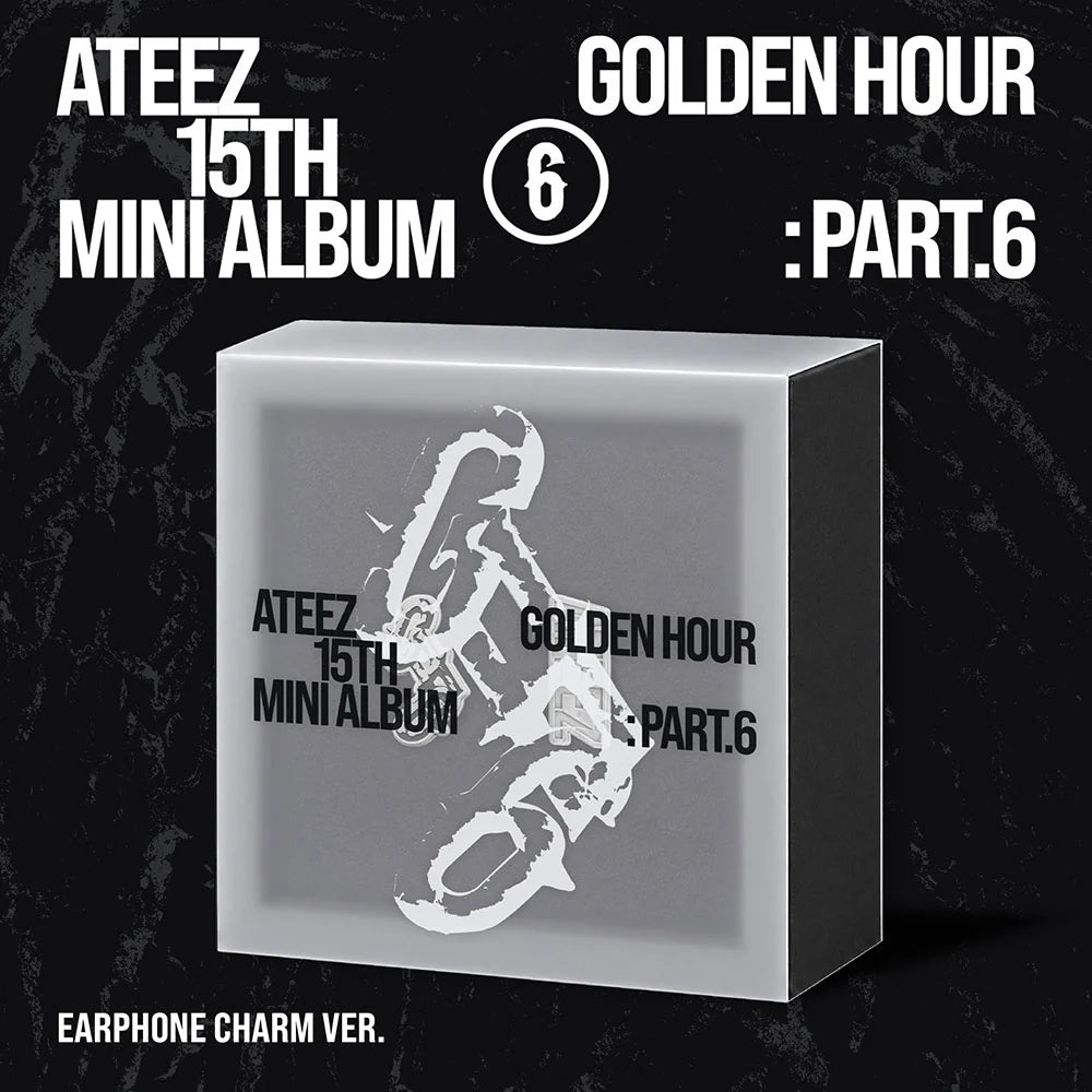 <b>[PRE-ORDER]</b> ATEEZ 'GOLDEN HOUR: PART.6' 15TH MINI ALBUM EARPHONE CHARM VER.