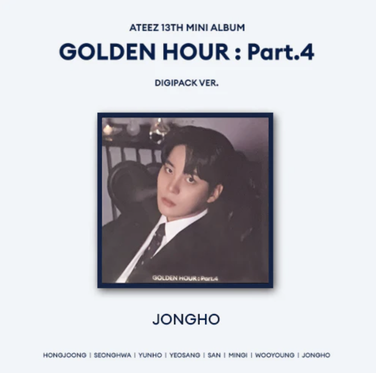 ATEEZ 'GOLDEN HOUR: PART.4' 13TH MINI ALBUM DIGIPACK VER.