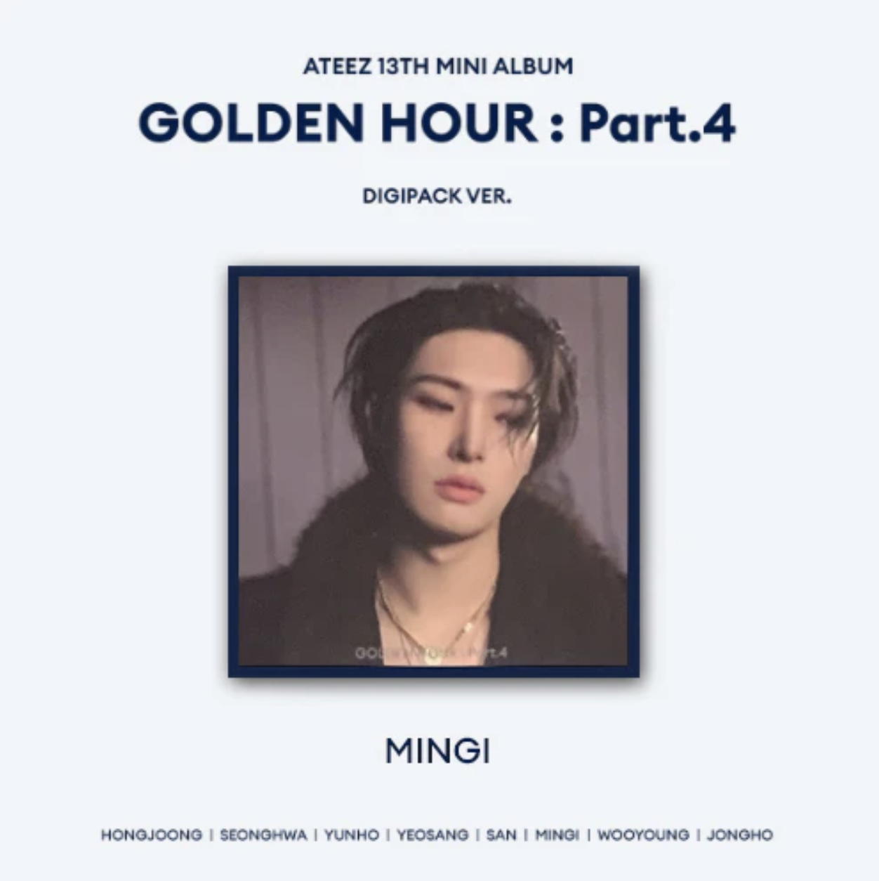 ATEEZ 'GOLDEN HOUR: PART.4' 13TH MINI ALBUM DIGIPACK VER.