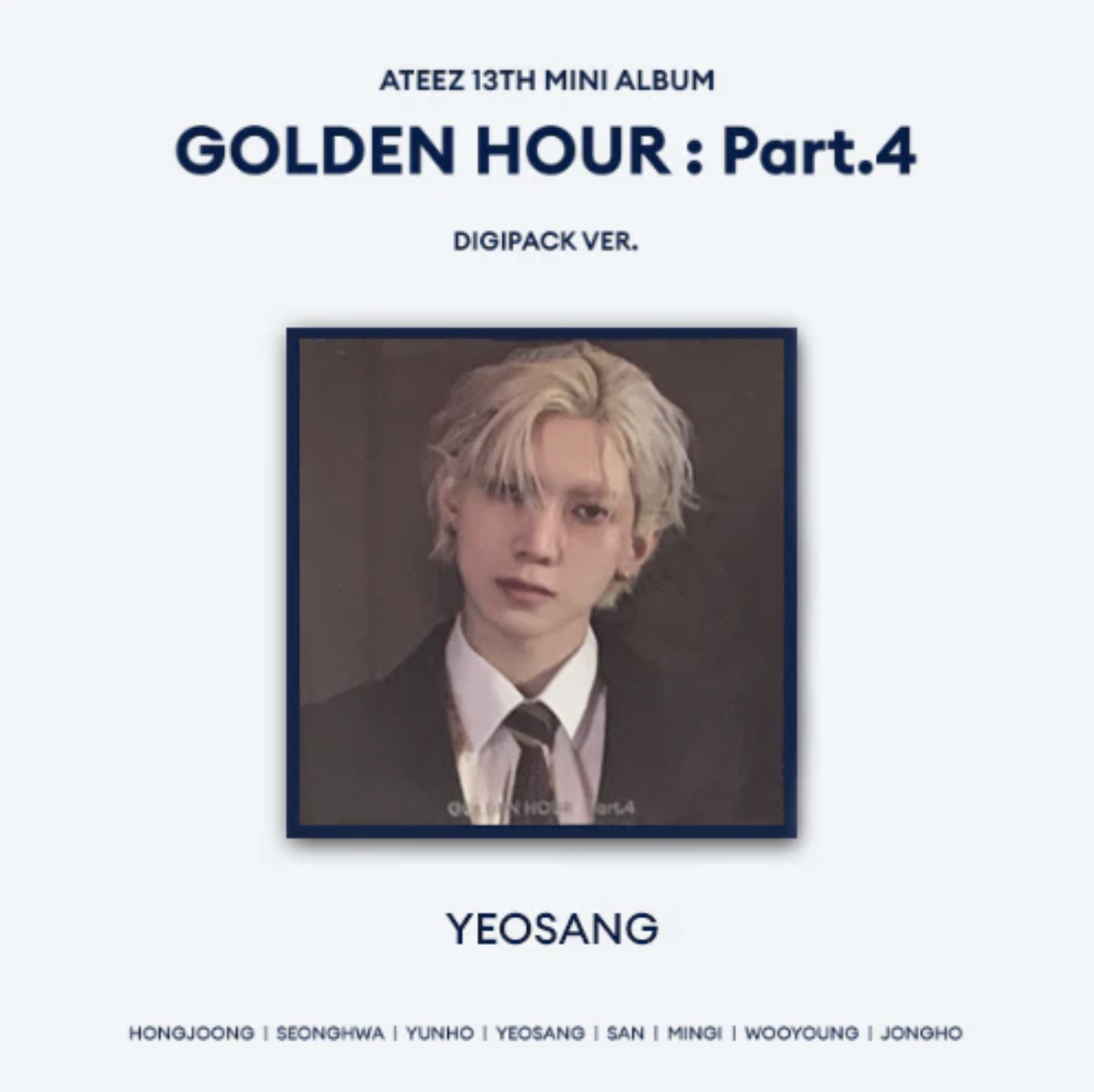 ATEEZ 'GOLDEN HOUR: PART.4' 13TH MINI ALBUM DIGIPACK VER.