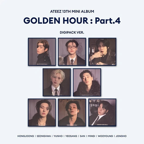 ATEEZ 'GOLDEN HOUR: PART.4' 13TH MINI ALBUM DIGIPACK VER.