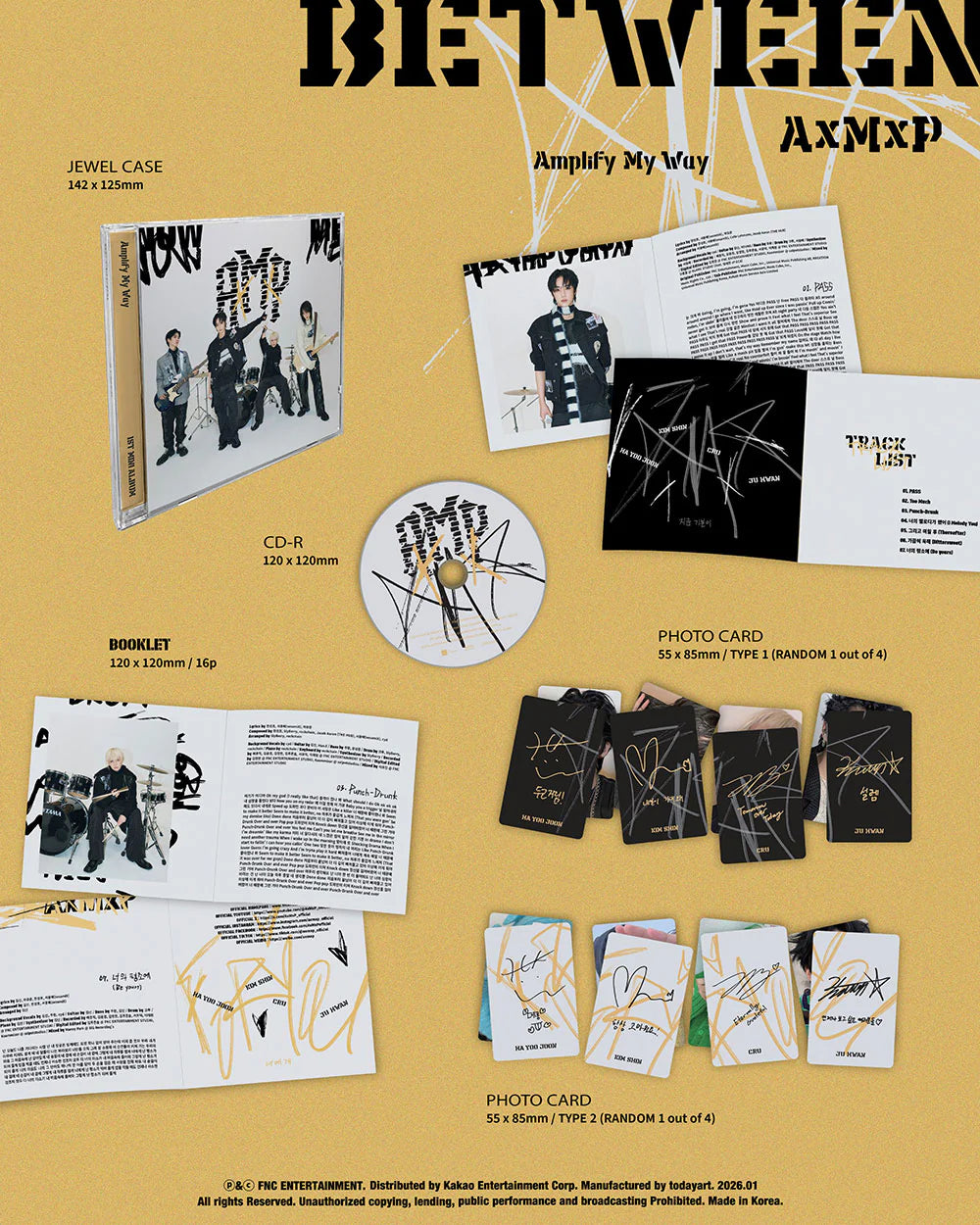 AXMXP 'AMPLIFY MY WAY' 1ST MINI ALBUM BETWEEN VER.