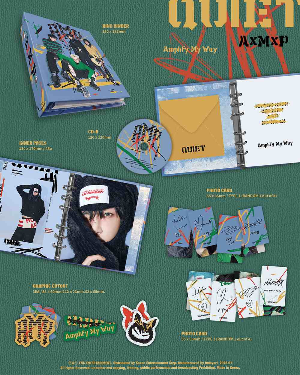 AXMXP 'AMPLIFY MY WAY' 1ST MINI ALBUM QUIET VER.