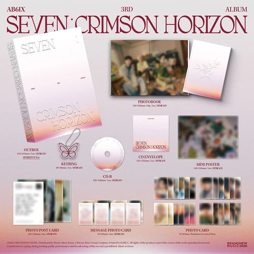 AB6IX 'SEVEN : CRIMSON HORIZON' 3RD FULL ALBUM PHOTOBOOK VER.