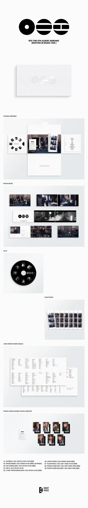 BTS 'ARIRANG' 5TH FULL ALBUM