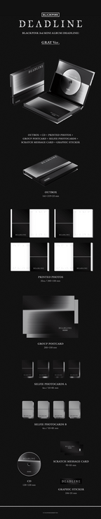 BLACKPINK 'DEADLINE' 3RD MINI ALBUM GRAY VER.