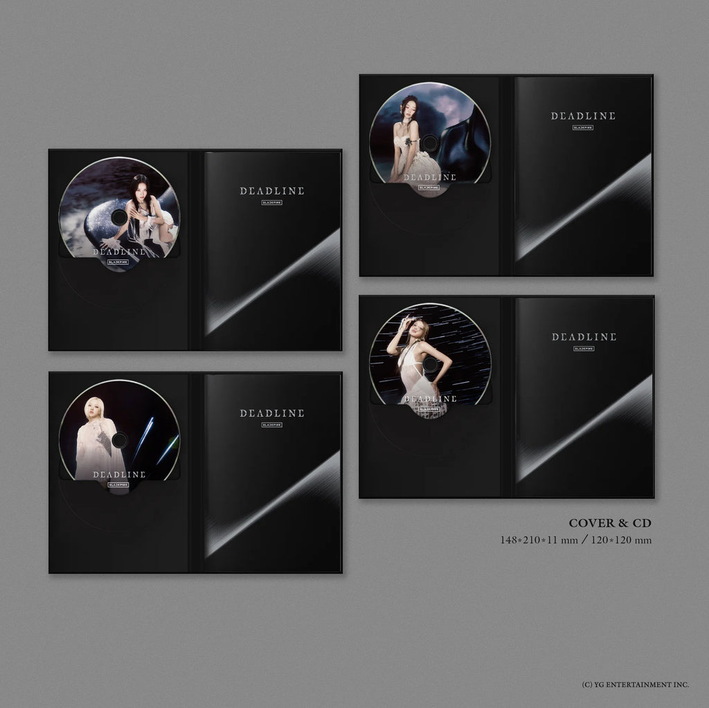 Blackpink Deadline Album Silver version with CD image official K-pop merchandise