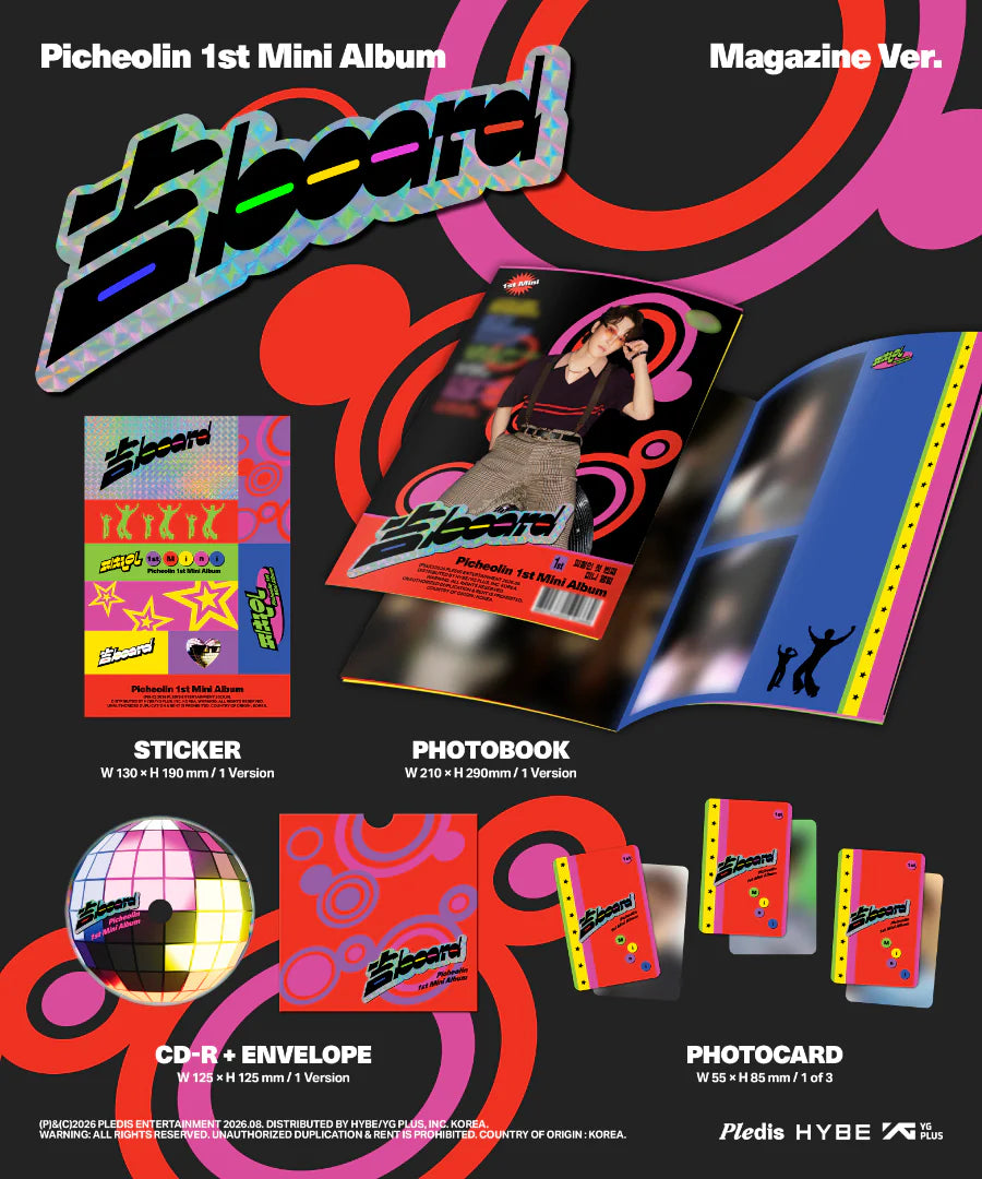 <b>[PRE-ORDER]</b> SEVENTEEN DINO PICHEOLIN '吉BOARD' 1ST MINI ALBUM MAGAZINE VER.