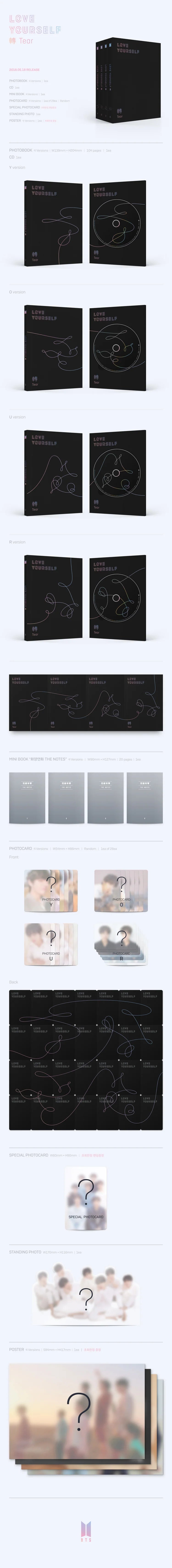 BTS 'LOVE YOURSELF 轉 TEAR' 3RD STUDIO ALBUM