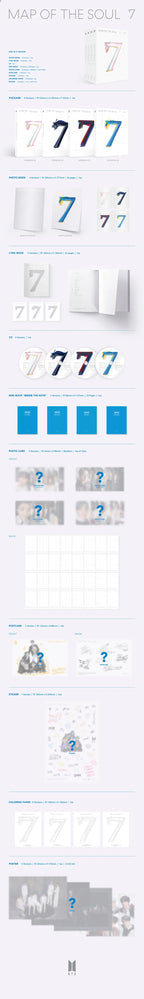 BTS 'MAP OF THE SOUL: 7' 4TH STUDIO ALBUM
