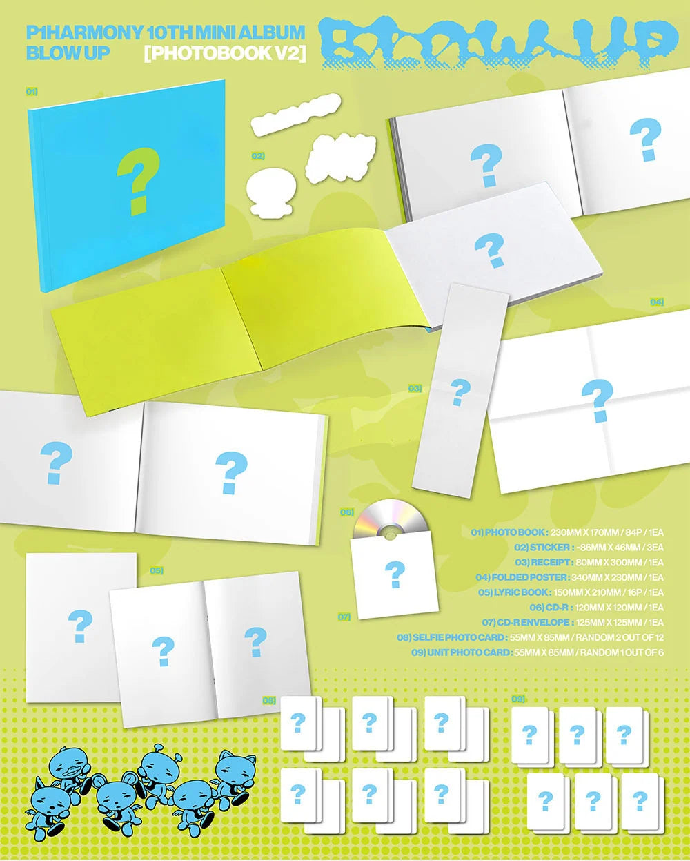 <b>[PRE-ORDER]</b> P1HARMONY 'BLOW UP' 10TH MINI ALBUM PHOTOBOOK VER.