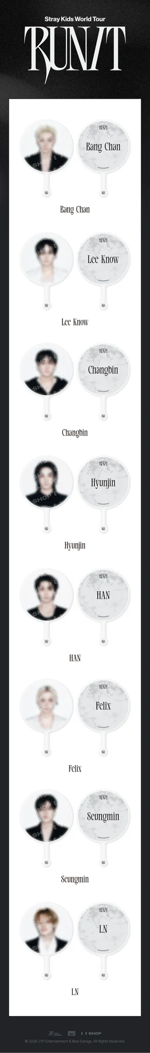 <b>[PRE-ORDER]</b> STRAY KIDS 'RUN IT SEOUL' 2026 WORLD TOUR MD IMAGE PICKET