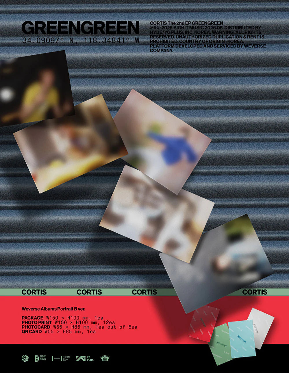 CORTIS 'GREENGREEN' 2ND EP WEVERSE VER.