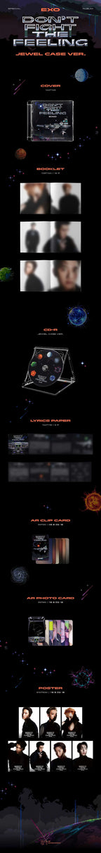 EXO 'DON'T FIGHT THE FEELING' SPECIAL ALBUM JEWEL CASE VER.