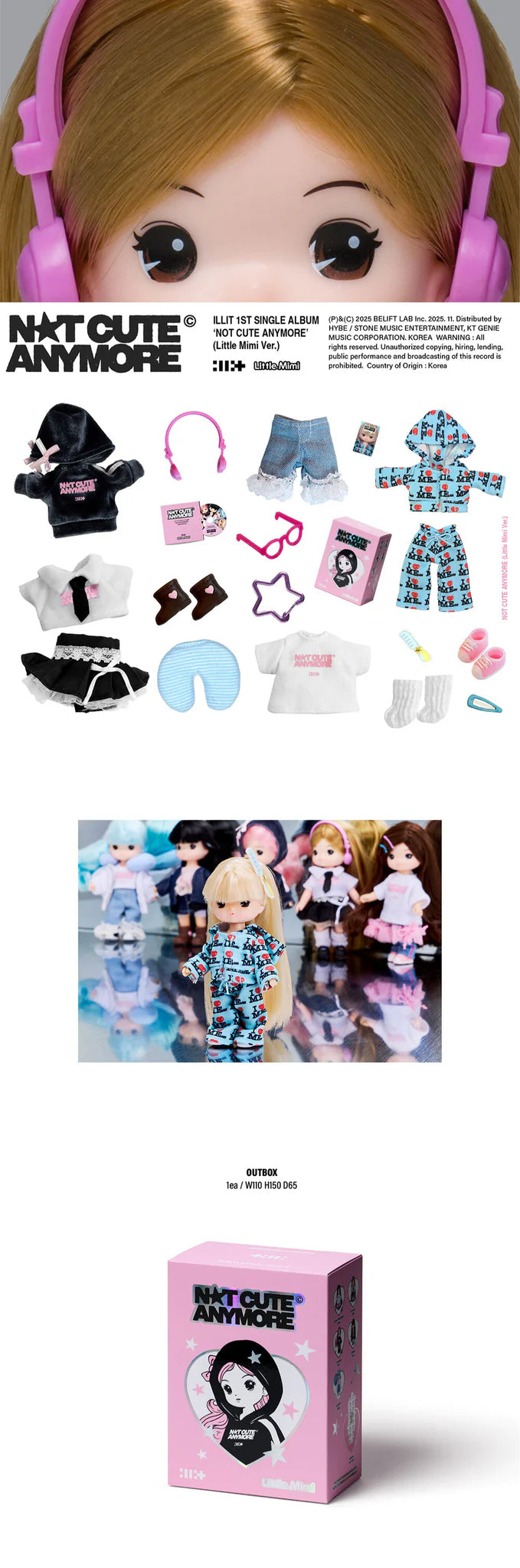 ILLIT 'NOT CUTE ANYMORE' 1ST SINGLE ALBUM LITTLE MIMI VER.