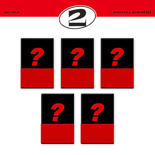 (G)I-DLE '2' 2ND STUDIO ALBUM POCAALBUM VER. [RANDOM]