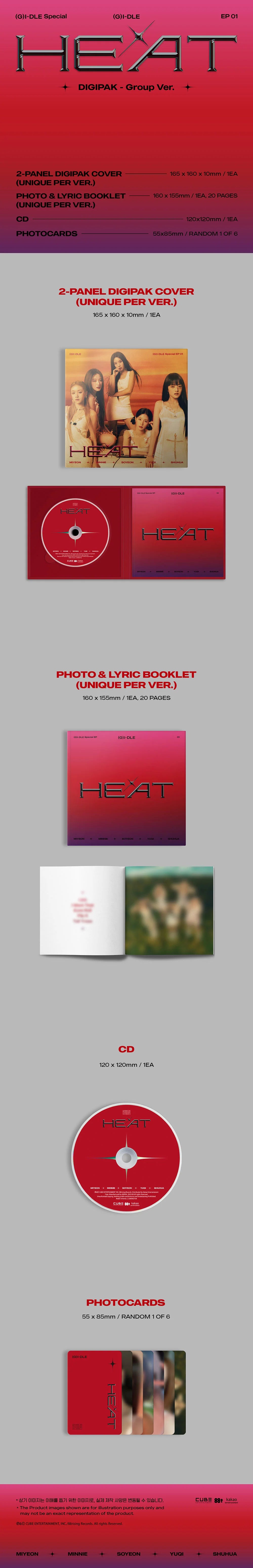 (G)I-DLE 'HEAT' 1ST SPECIAL EP GROUP VER.