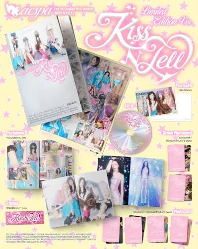 AESPA 'KISS N TELL' 1ST JAPAN MINI ALBUM LIMITED VER.