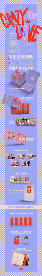 ITZY 'CRAZY IN LOVE' 1ST STUDIO ALBUM [RANDOM]