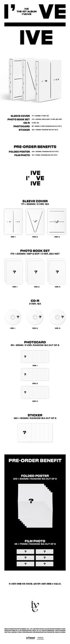 IVE 'I'VE IVE' 1ST STUDIO ALBUM REGULAR VER.