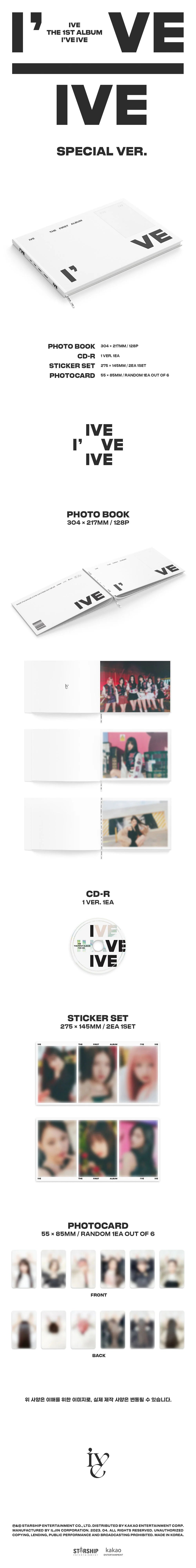 IVE 'I'VE IVE' 1ST STUDIO ALBUM SPECIAL VER.