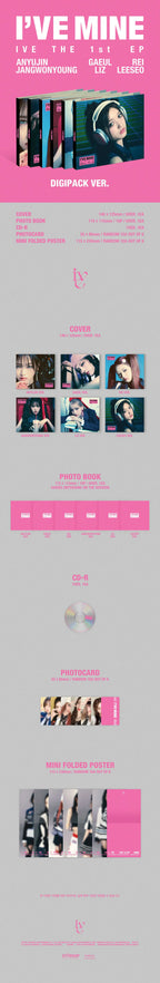 IVE 'I’VE MINE' 1ST EP ALBUM DIGIPACK VER. [RANDOM]