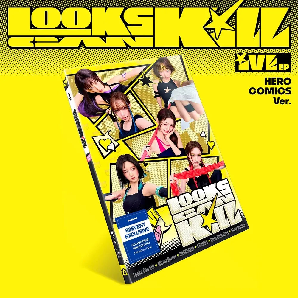 <b>[PRE-ORDER]</b> IVE 'LOOKS CAN KILL' 5TH MINI ALBUM HERO COMICS VER.